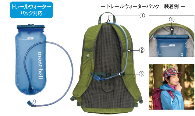 豊富な新品mont-bellザック 登山ウェア・アウトドアウェア