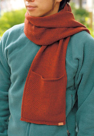 ウールニット マフラー モンベル