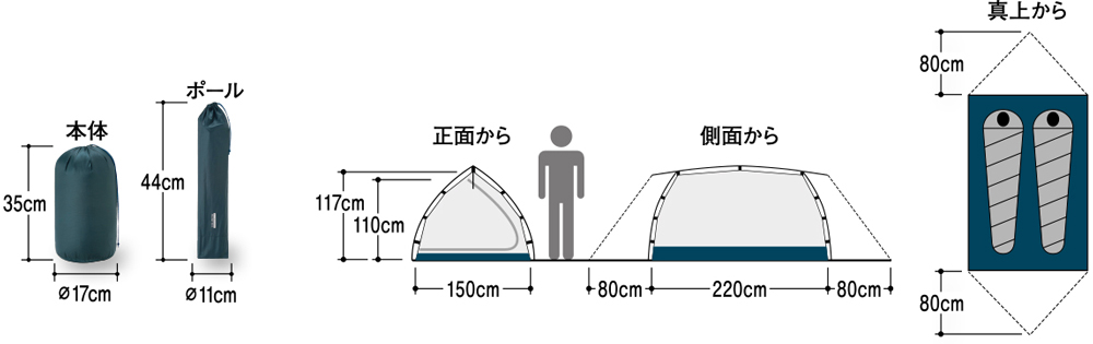 ムーンライト テント2|モンベル