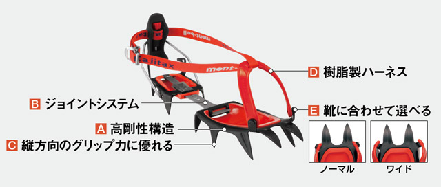 LXF-12アイゼン｜モンベル